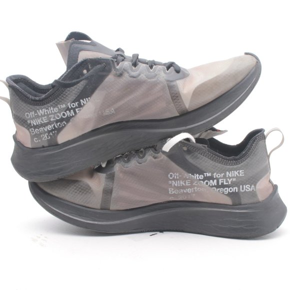 off white foam nike black